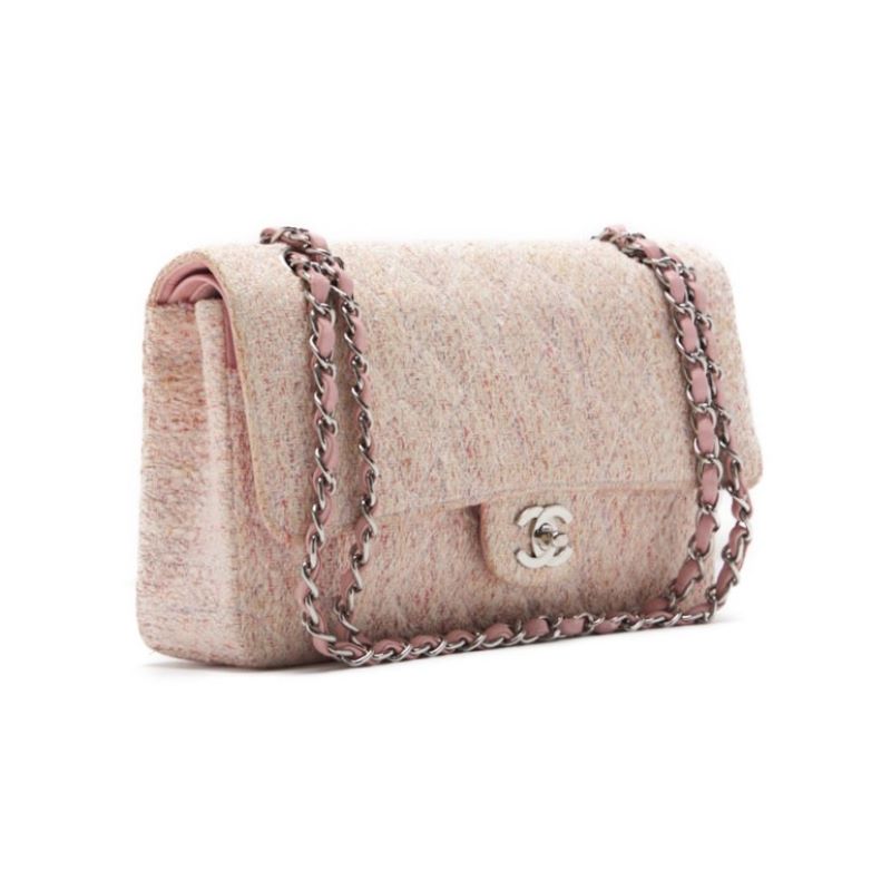 CHANEL 【CHANEL】 Turnlock Double Flap Chain Shoulder Tweede Pink (Silver G) Shoulder Bag Mini Shoulder Bag  Bag Hybrid 【 Delivery】 Eb Yaboo Online