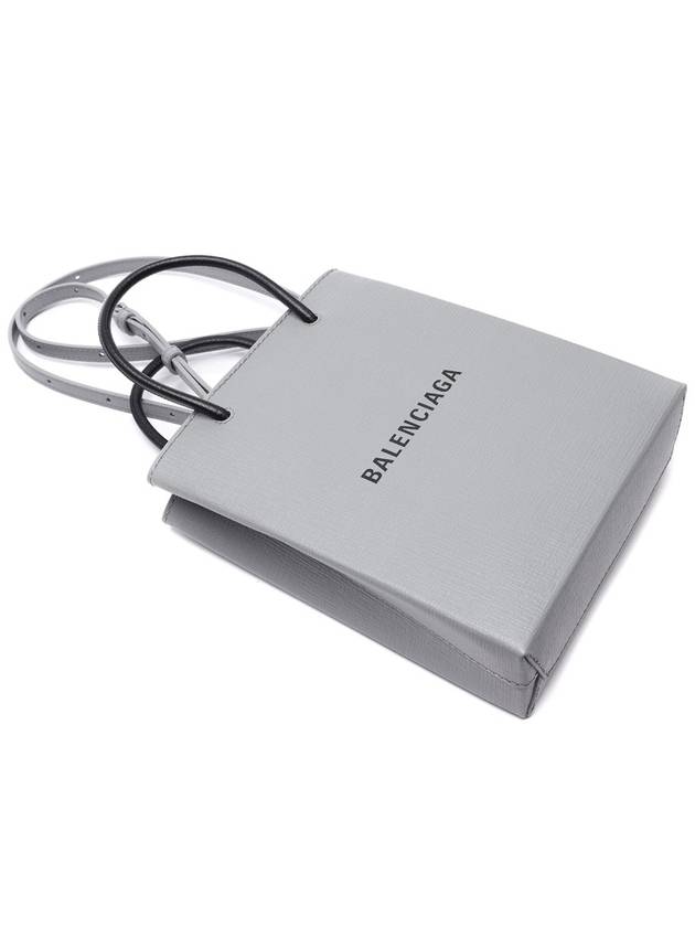 Luxury Balenciaga  Logo Top Handle Tote Bag Grey