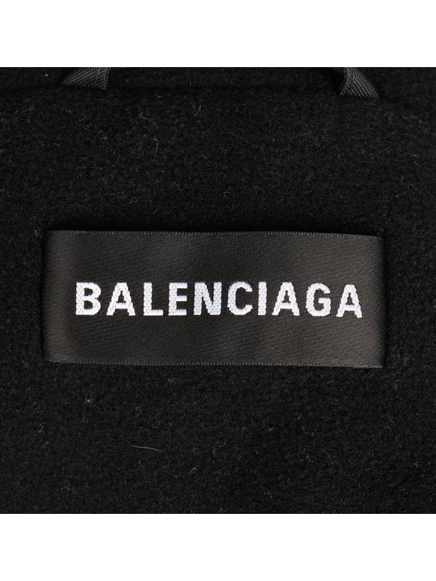 Luxury Balenciaga  Logo Anorak Black 46