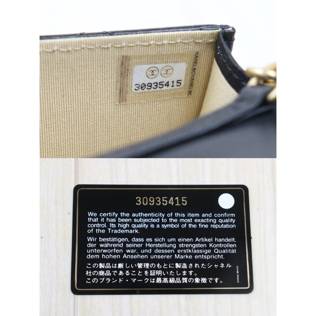 Excellent（Rank SA）｜ CHANEL Lambskin Leather Matrasse Chain mini Bag Made In 2020～2021Year｜H25022411