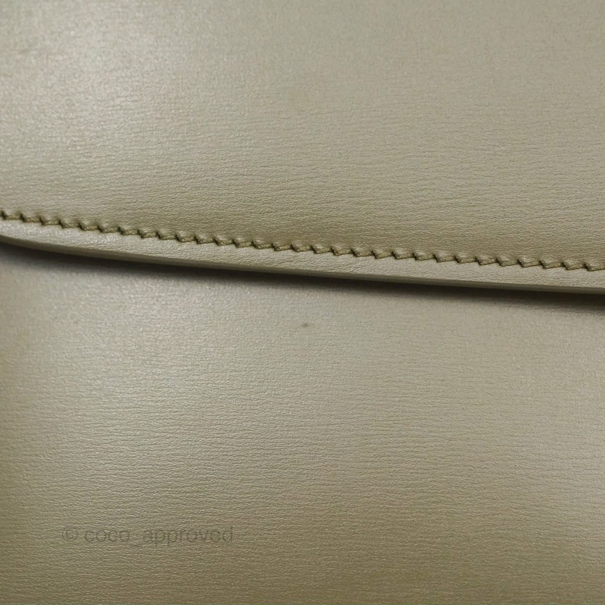Celine Medium Classic Box Flap Dark Olive Green Box Calfskin Gold Hardware