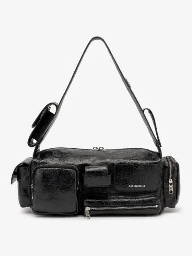 Luxury Balenciaga  Superbusy Small Sling Bag Black