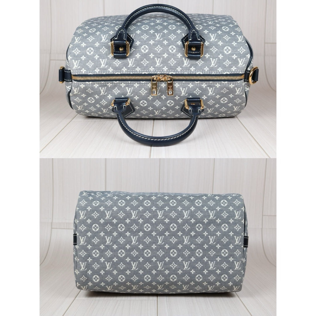 Very Good ( Rank A)｜ LV Denim Monogram Speedy 30 Hand Bag Shoulder Bag｜S24100703