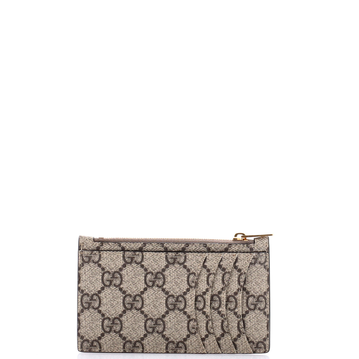 x Luxury Balenciaga  The Hacker Project Zip Card Case GG Coated Canvas