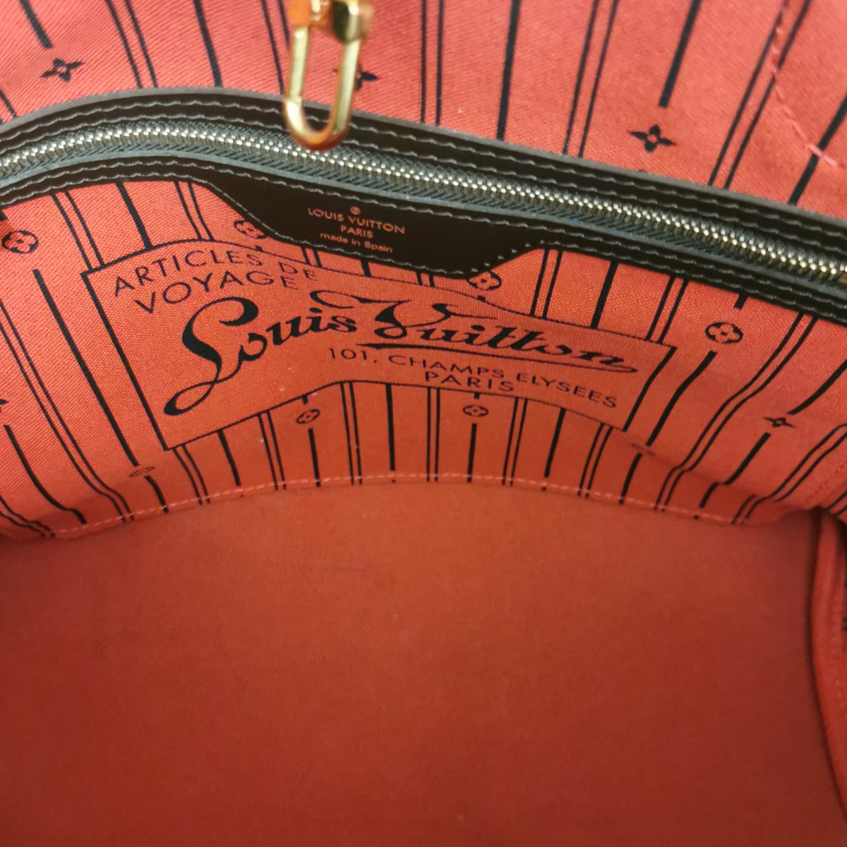 Louis Vuitton Neverfull MM Damier Ebene Canvas