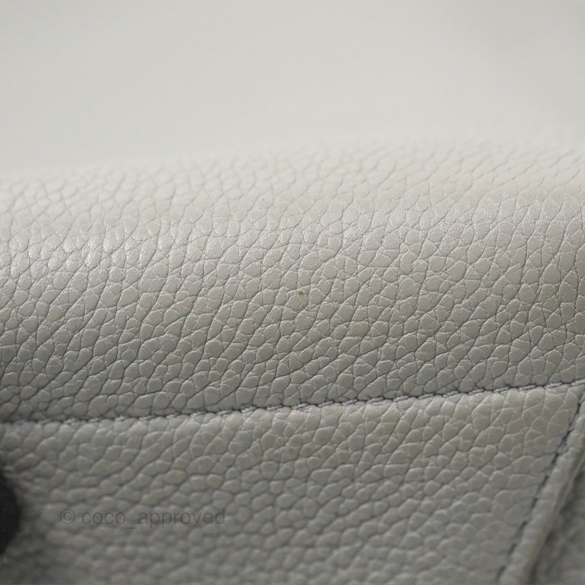 Celine Sangle Bucket Bag Grained Calfskin Grey