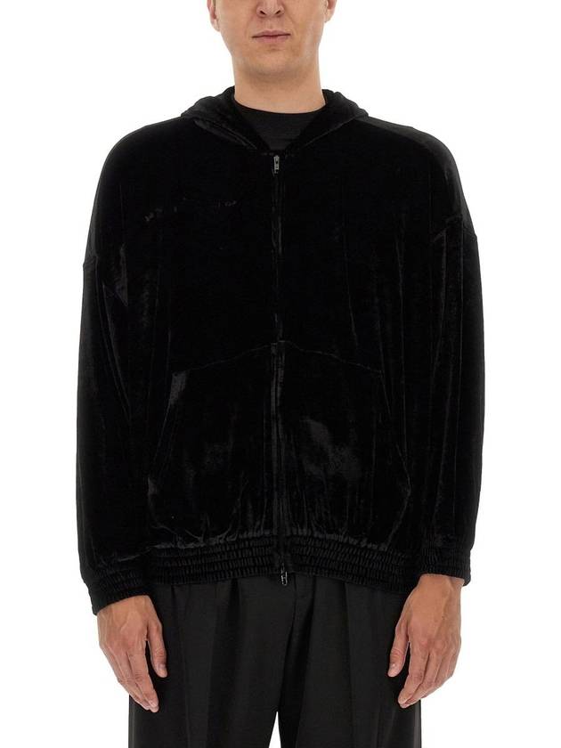Luxury Balenciaga  23 fw velvet sweatshirt 751014TOVO31000 B0040440930