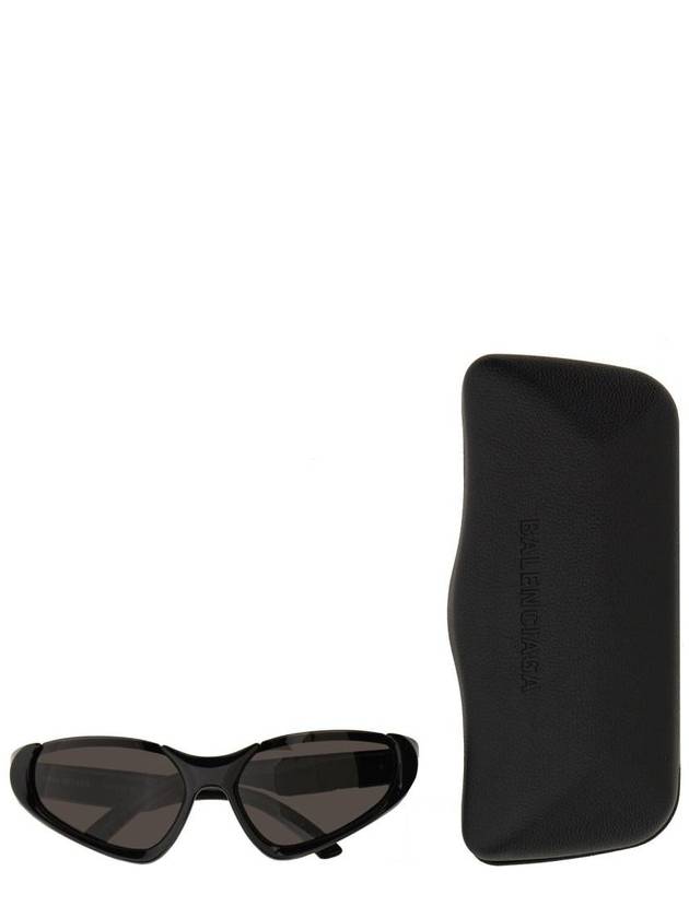 Luxury Balenciaga  Xpander Rectangle Sunglasses Black