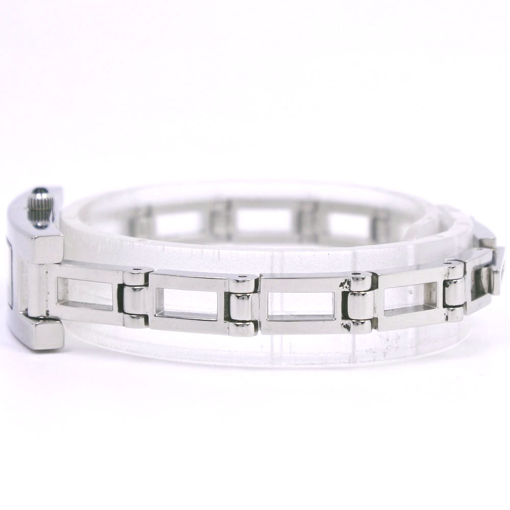 GUCCI Watches Quartz 3900L Stainless Steel Silver 2P diamond Pink shell dial Women Used