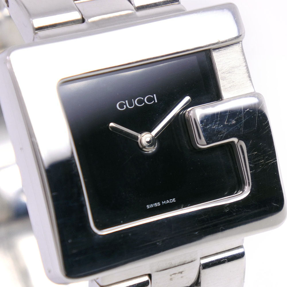 GUCCI Watches Quartz 3600J Stainless Steel black black dial Women Used
