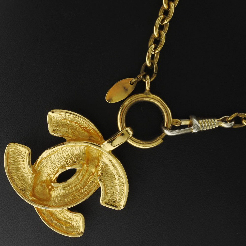 Chanel Coco Mark Matelasse Necklace