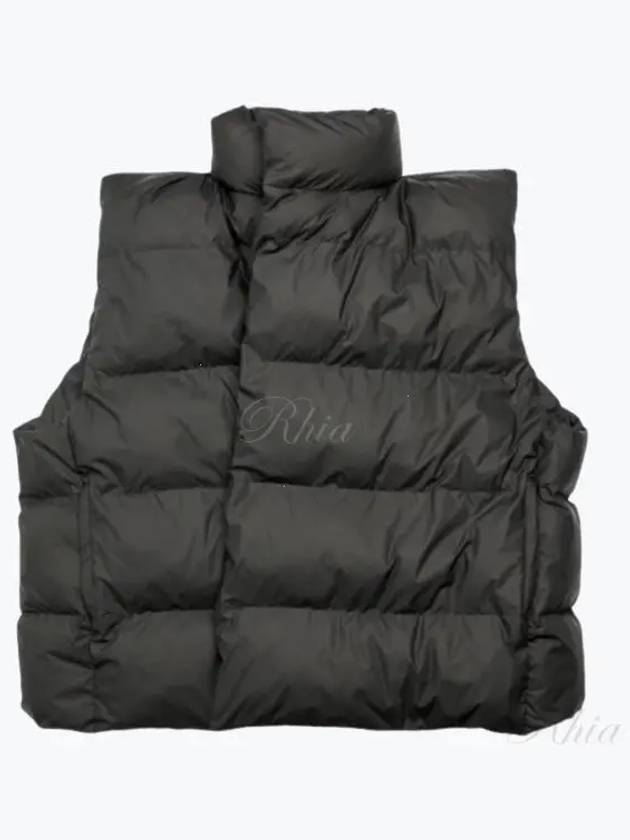 Luxury Balenciaga  Wrap Puffer Padded Vest Black