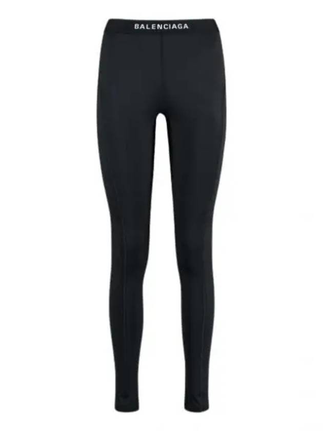 Luxury Balenciaga  Athletic Leggings Pans Black