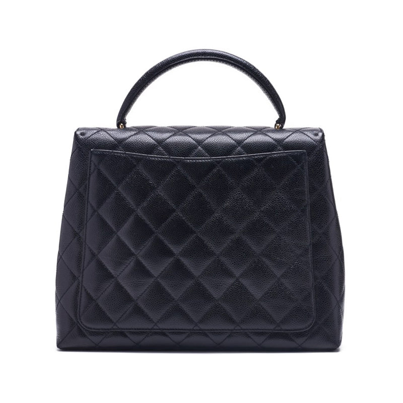 CHANEL CHANEL Matrasse Turn-Lock Kerry- Handbag Caviar S Black  Shoulder Bag Mini Shoulder Bag  Bag Hybrid   Ship] Dutch Shark Online