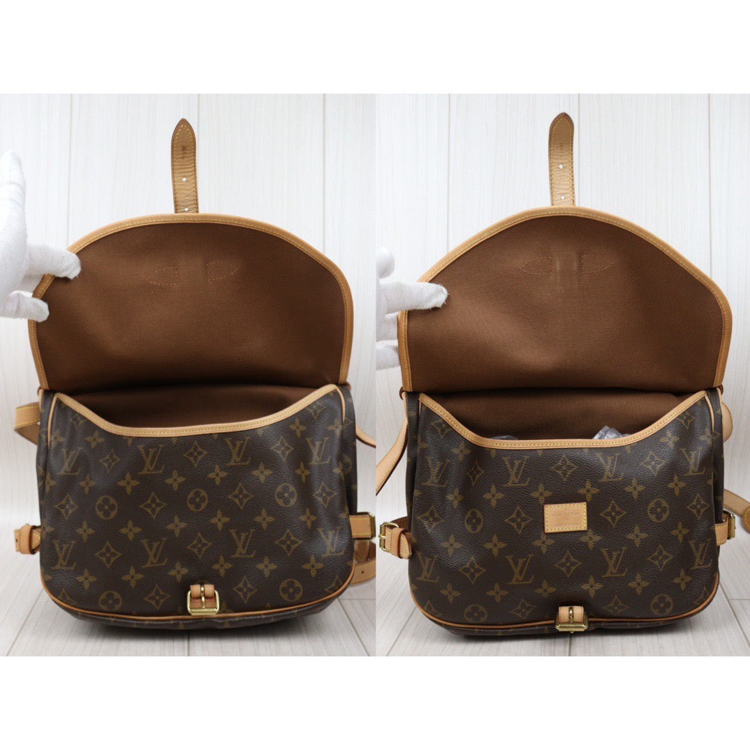 Rank A ｜ LV Monogram Saumur 30 Shoulder Bag｜24062502