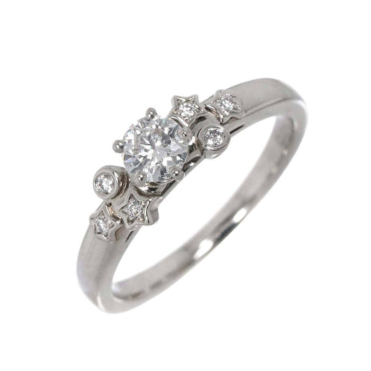 CHANEL COMETE Diamond 0.27ct E/VVS1/EX Ring Pt size49 4.75-5(US) 90256671