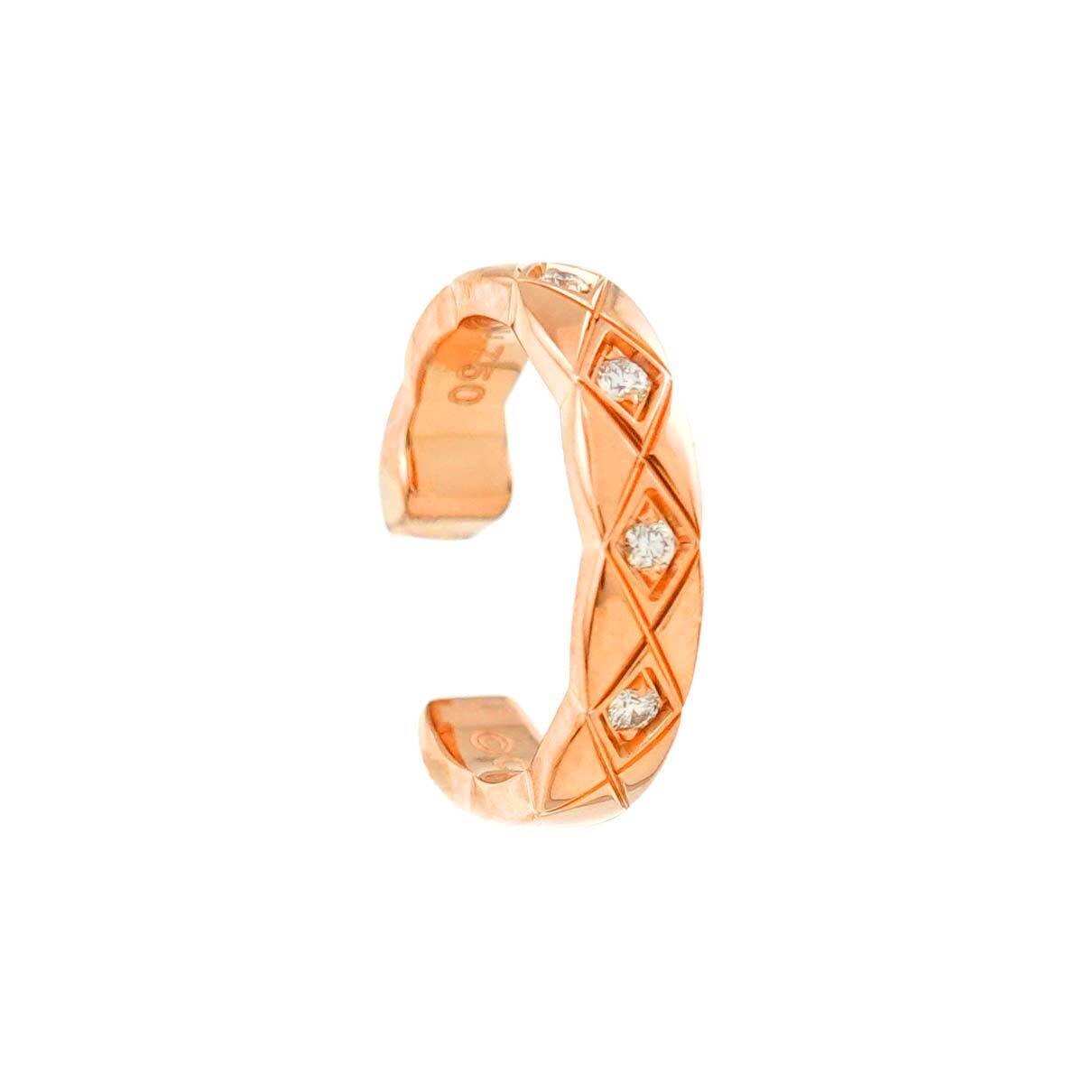 CHANEL Coco Crush Diamond Ear cuff 18K PG 750 One Piece only 90272079