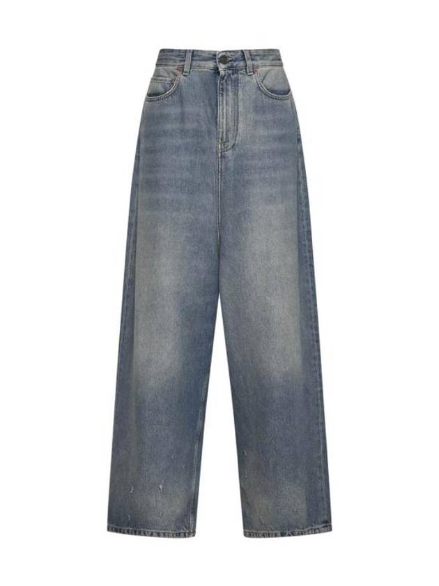 Luxury Balenciaga  Low Crotch Jeans Blue
