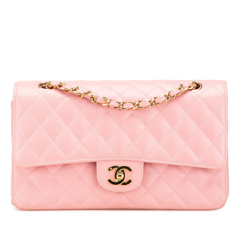 Chanel Coco Mark Matelasse Caviar Skin 2way Shoulder Bag