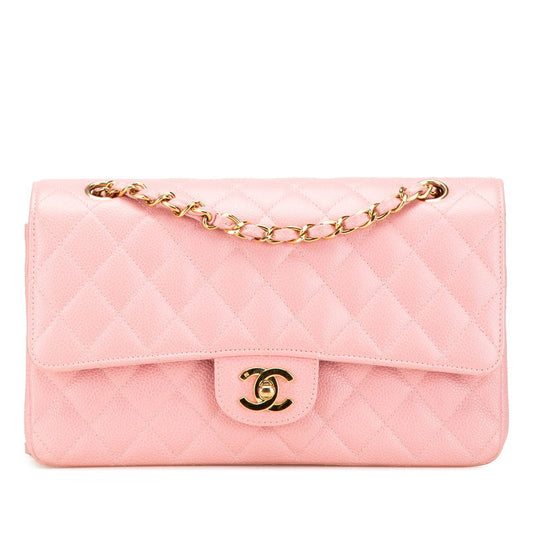 Chanel Coco Mark Matelasse Caviar Skin 2way Shoulder Bag