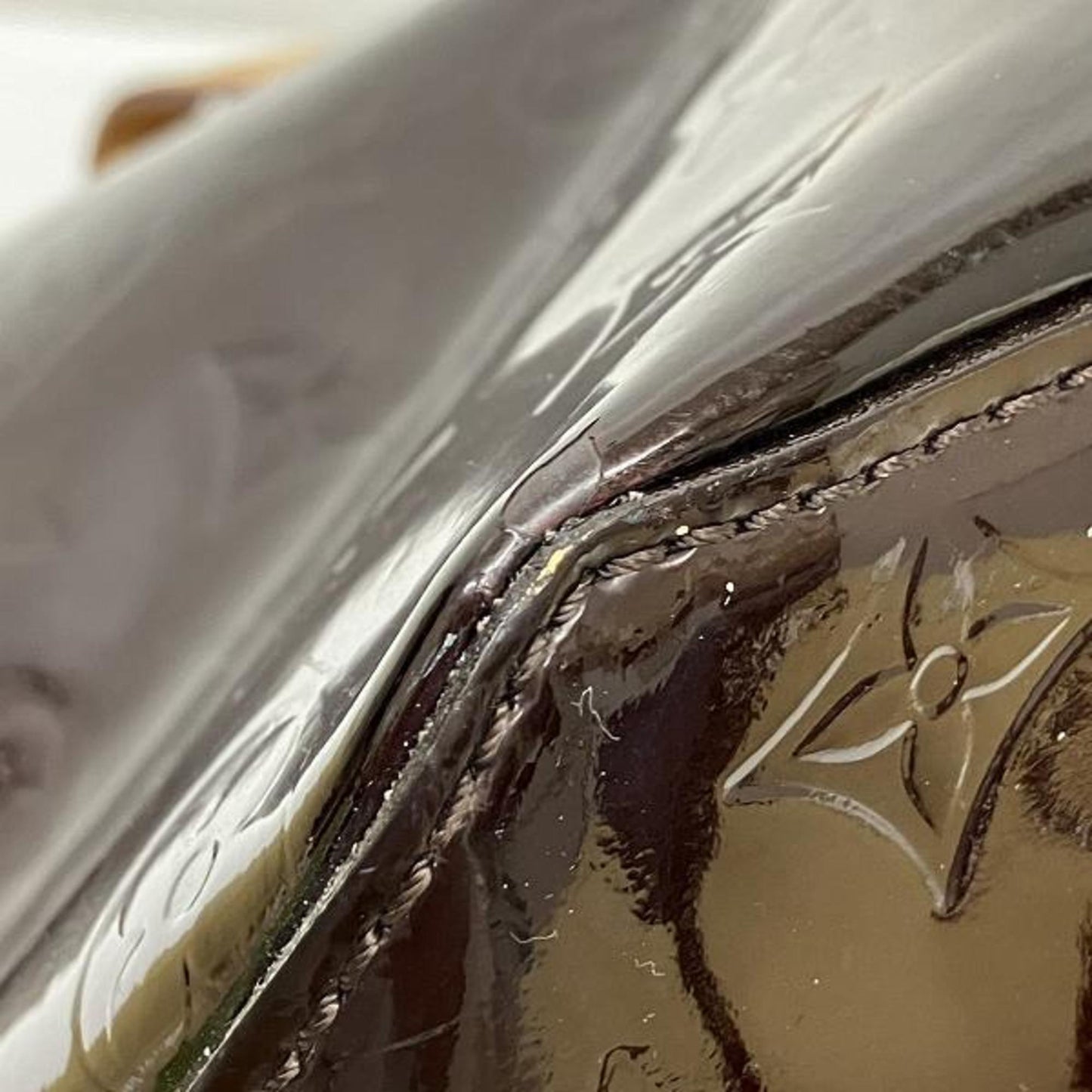 Louis Vuitton Galle Monogram Patent Leather Tote Bag