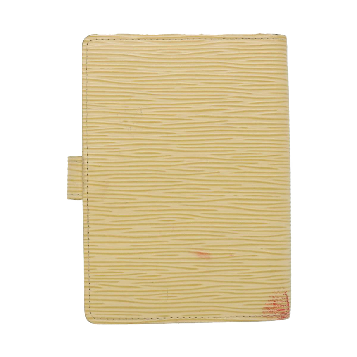 LOUIS VUITTON Epi Agenda PM Day Planner Cover White Yvoire R2005J LV Auth 58113