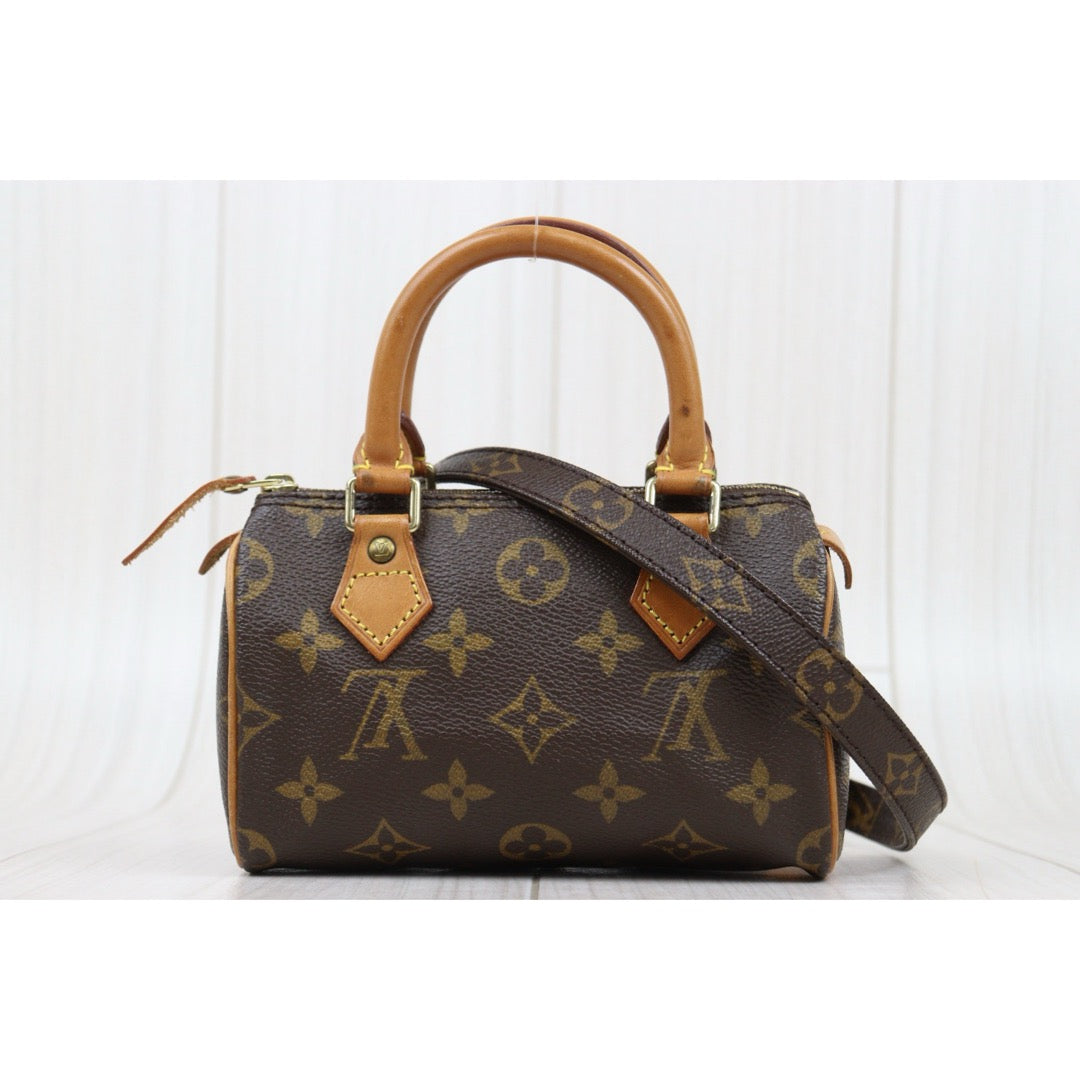 Good ( Rank AB)｜ LV Monogram Mini Speedy Handbag With Shoulder Strap｜25032701