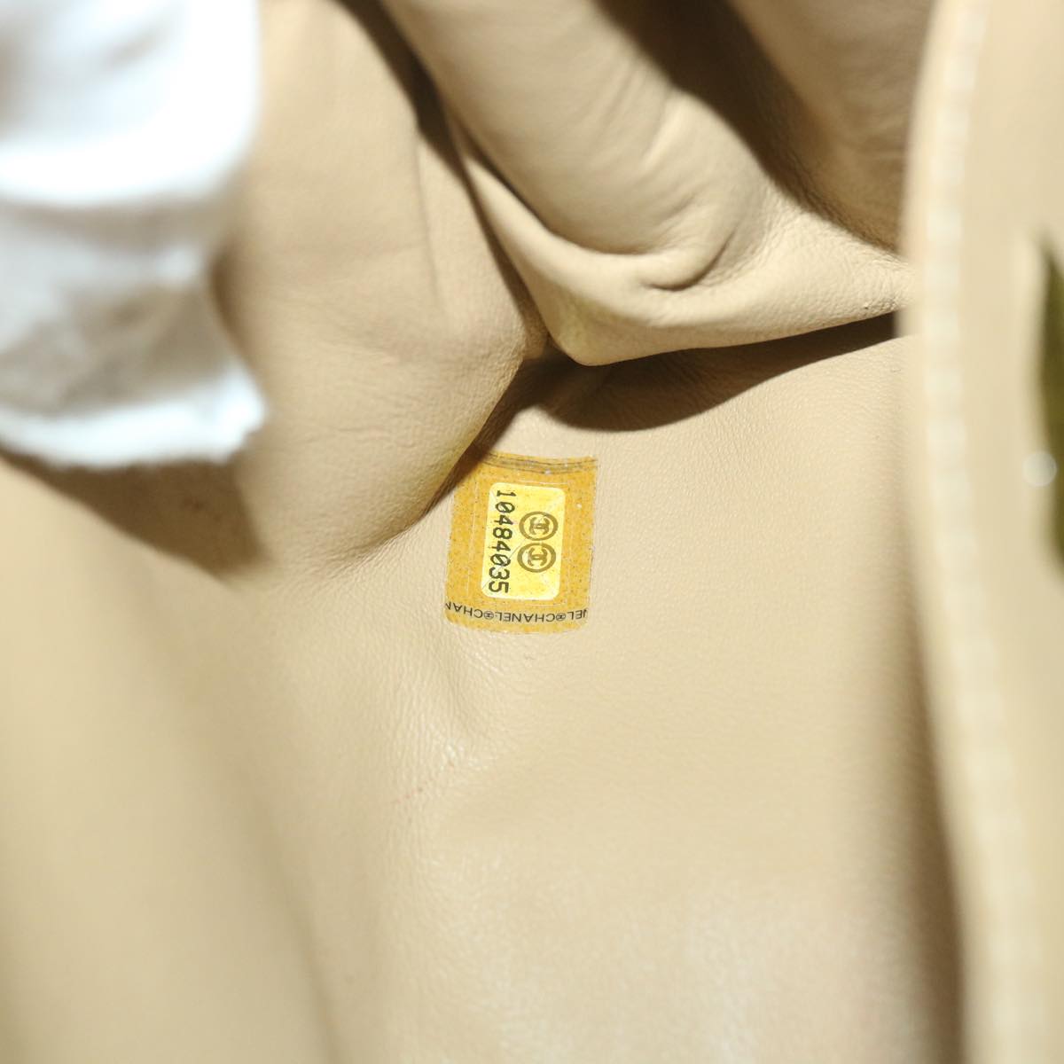 Top Quality Chanel Matelasse Chain Shoulder Bag Patent leather Yellow CC Auth 58350A