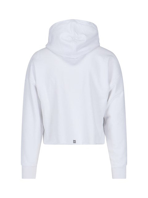 Givenchy Women "Archetype" Cropped Hoodie