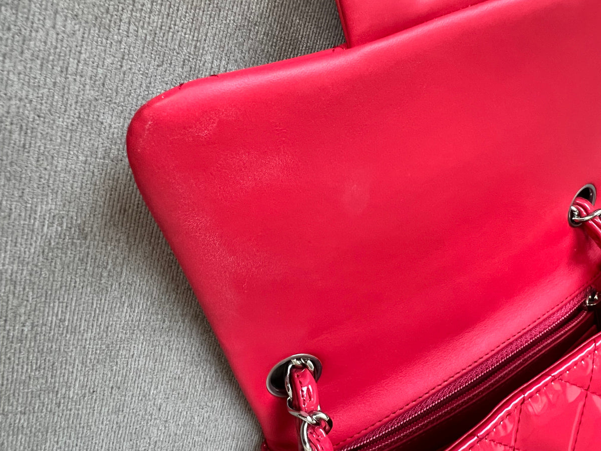 Chanel Square Mini Classic Flap in Pink Patent