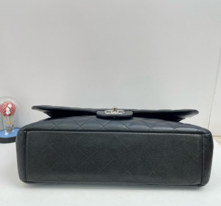 Chanel Classic Flap CF Maxi Bag Black 010152100015