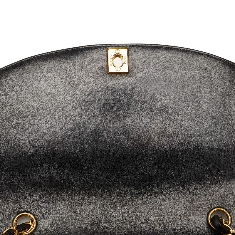 Chanel Mattress Diana 25 Chain houlder Bag Black Leather Lady Chanel