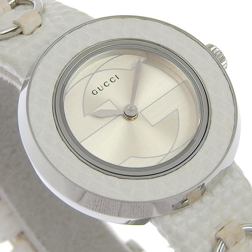 GUCCI Watches Quartz 129.5 Stainless Steel Silver U play Silver dial Women Used