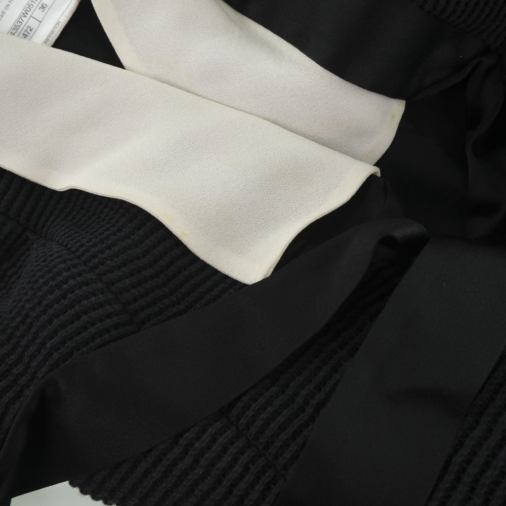 CHANEL one piece Cotton, Silk black 36