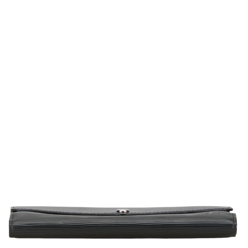 Louis Vuitton Epi Portefolio Sarah Long Wallet M60582 Black Leather  Louis Vuitton