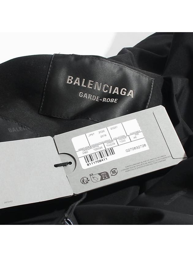 Luxury Balenciaga  Men's Boxy Puffer Padding Black
