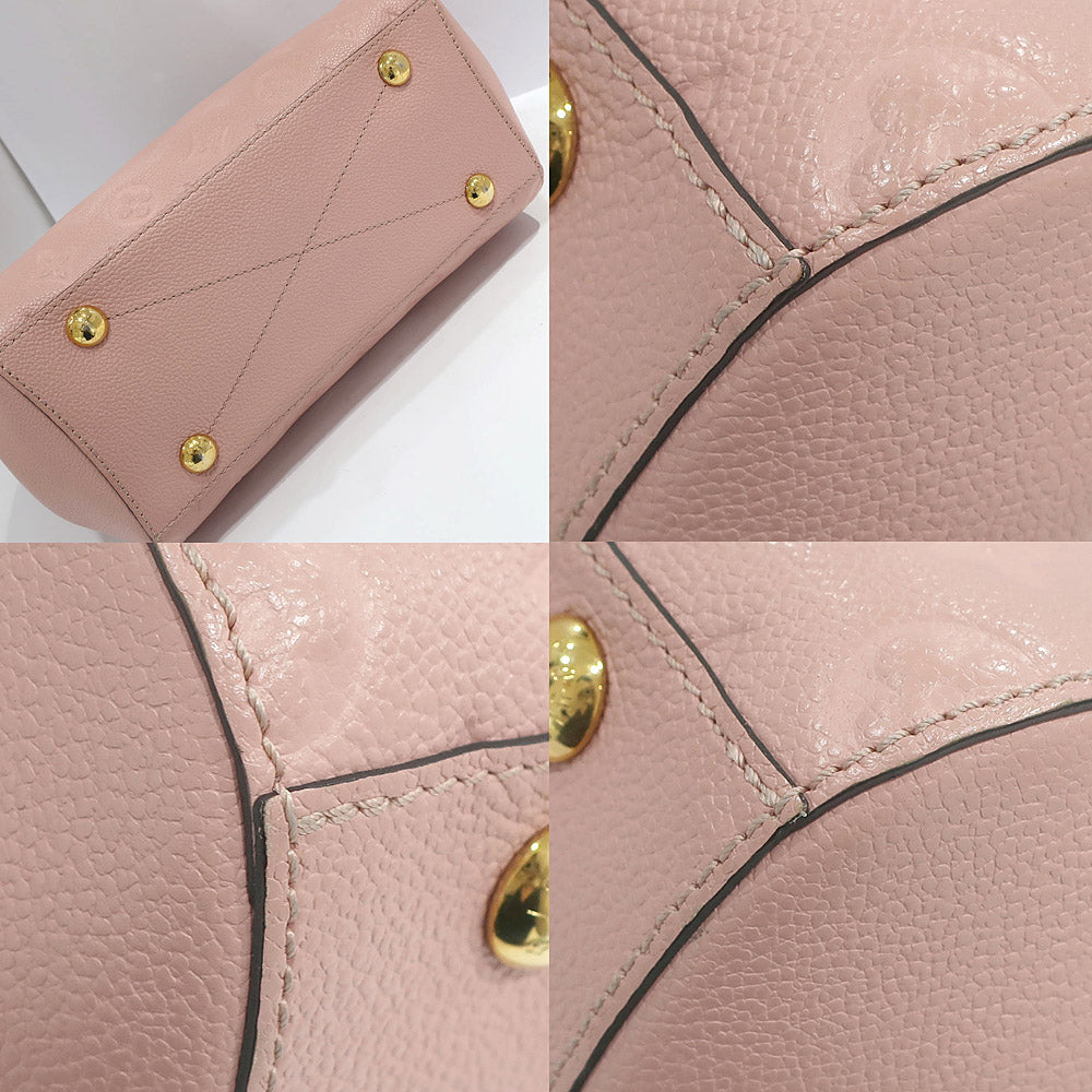 Louis Vuitton Montaigne BB Monogram Emplant M44123 Rose Puddle Pink G   Women 2WAY Shoulder  Preservation Bag