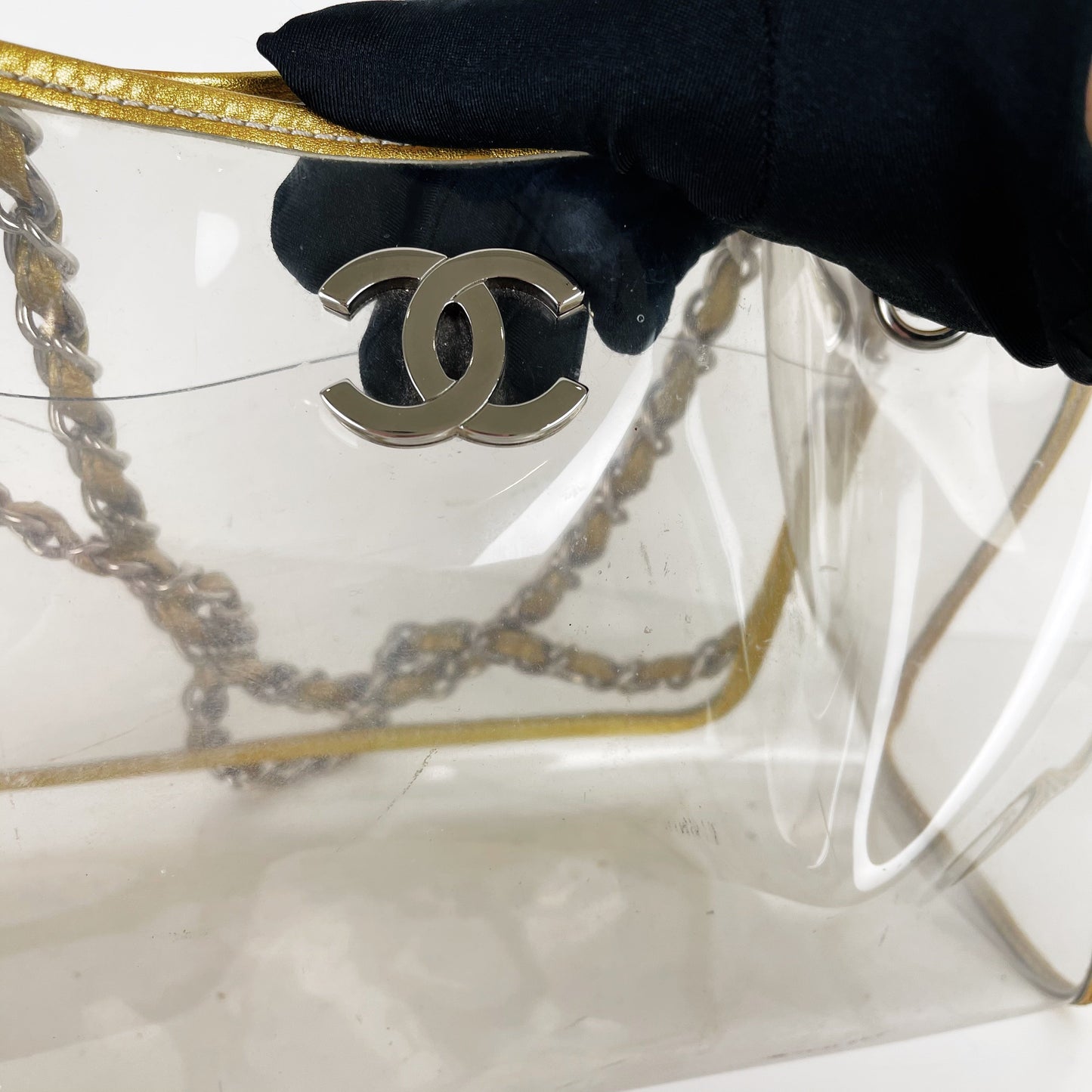 PVC Shopper Tote Clear SHW