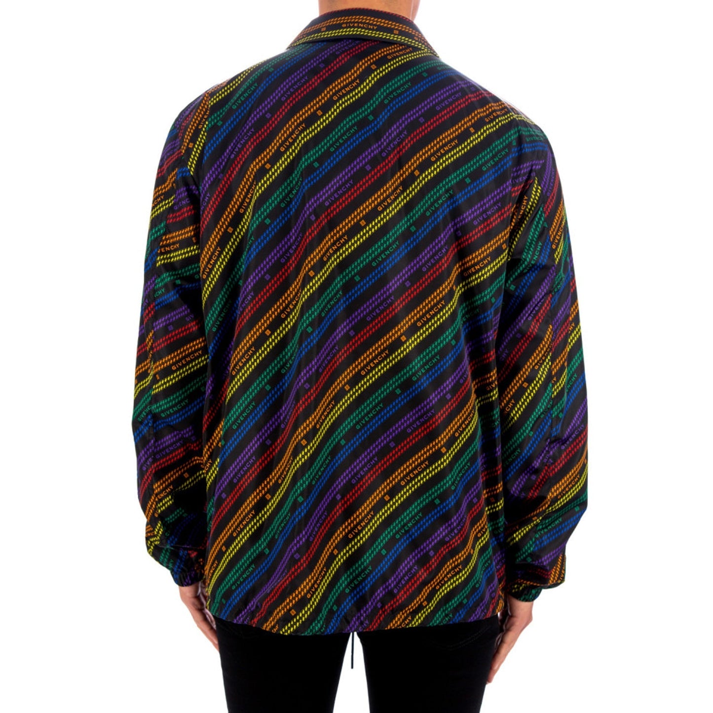 Givenchy Rainbow Chain Nylon Jacket Men