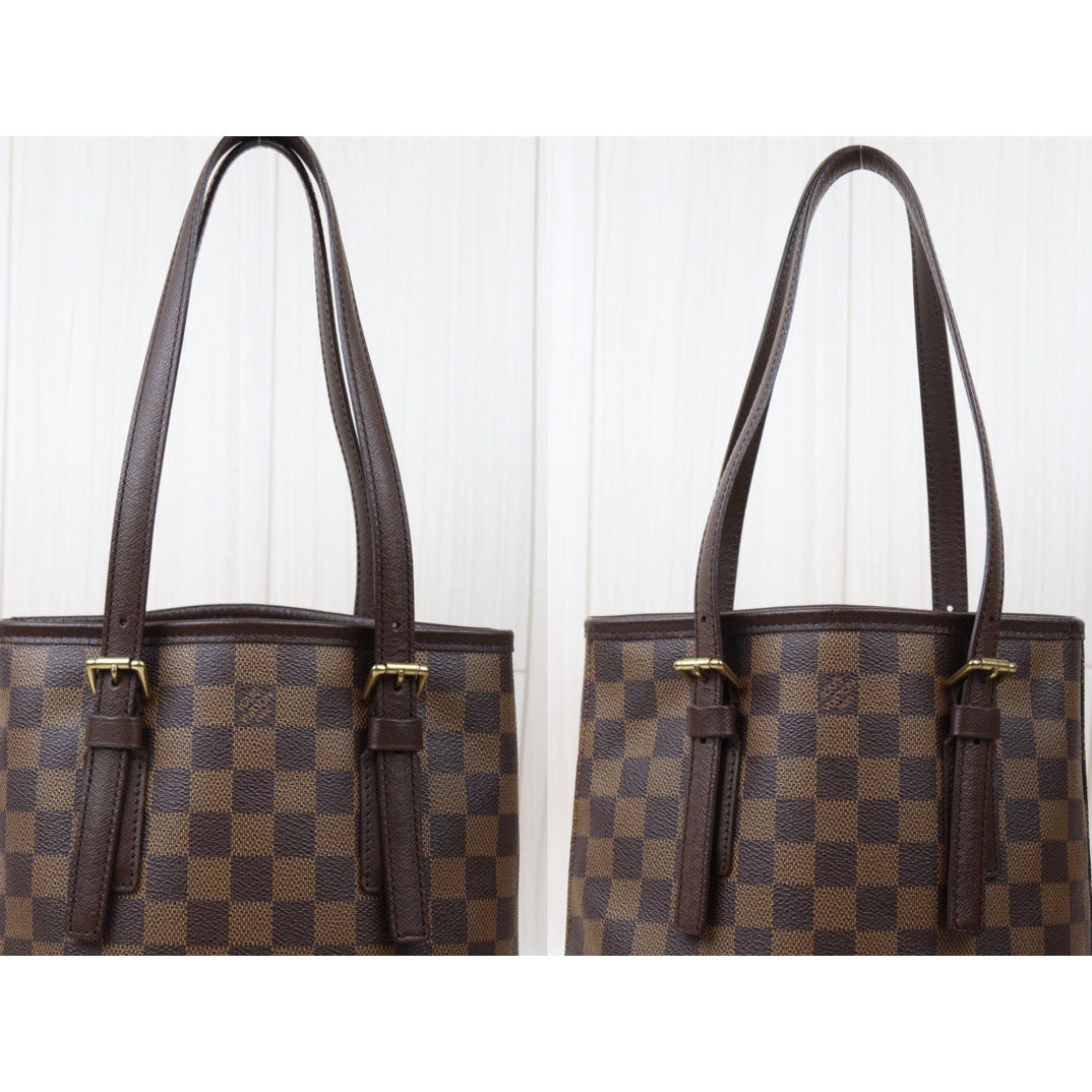Rank A｜LV Damier Male Handbag With Pouch｜V24062716