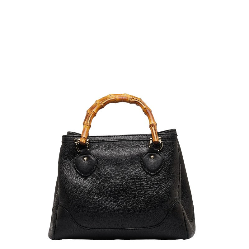 Gucci Bamboo Bag 308360 Black Leather  Gucci
