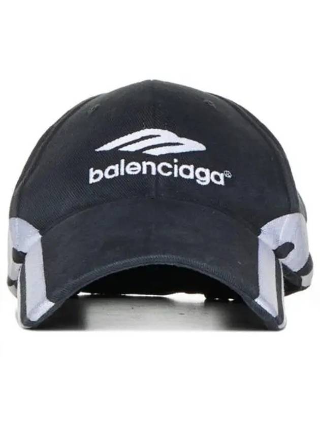 Luxury Balenciaga  3B Sports Icon Ball Cap Black