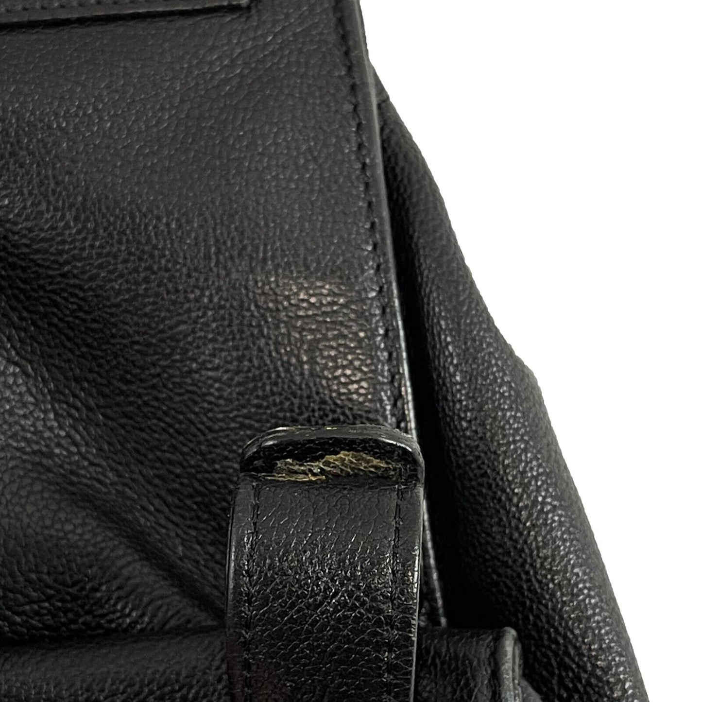 CHANEL Vintage 90's Caviar CC Black Backpack Bag