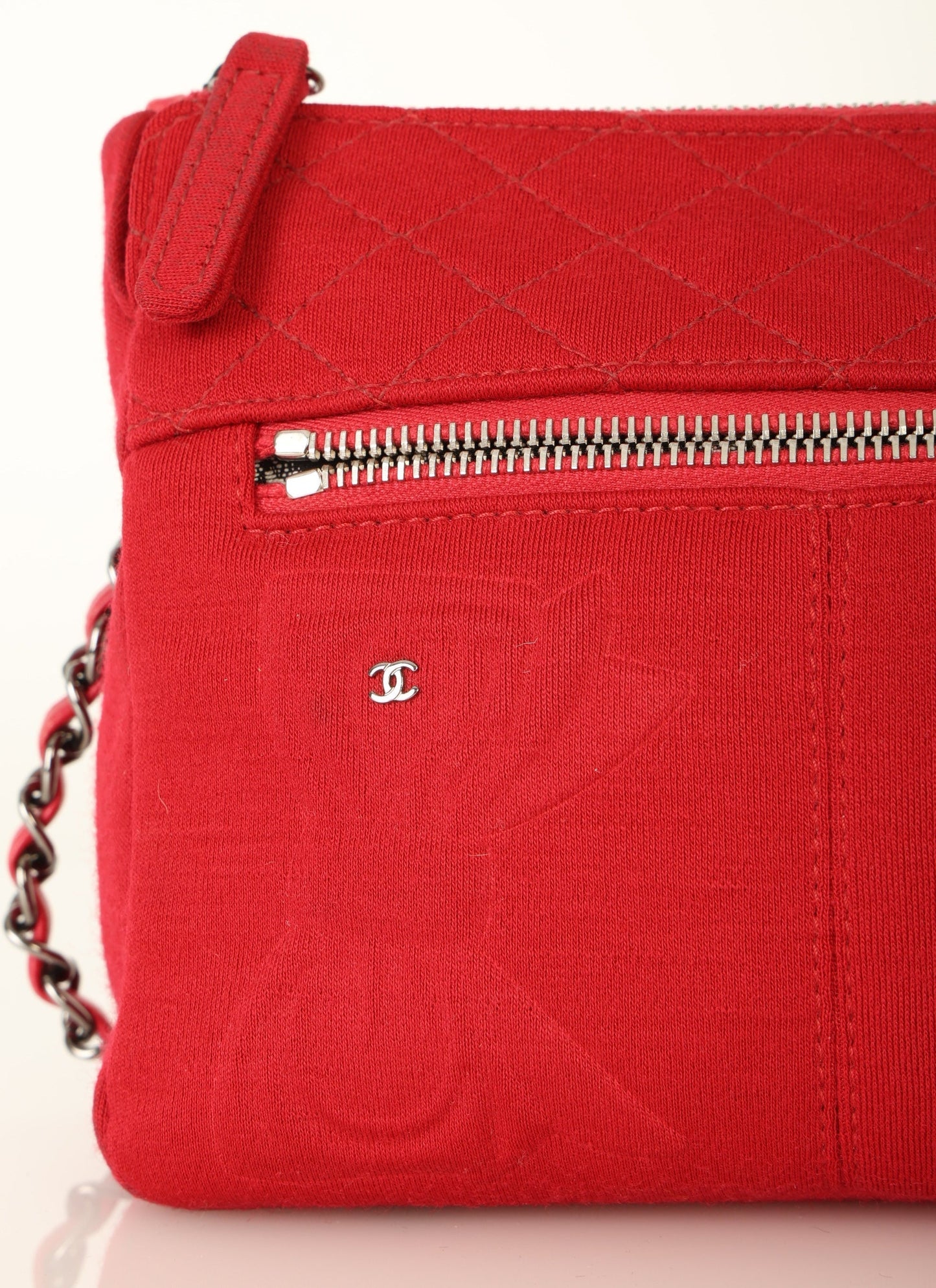 Chanel 2008 Jersey Charm Crossbody