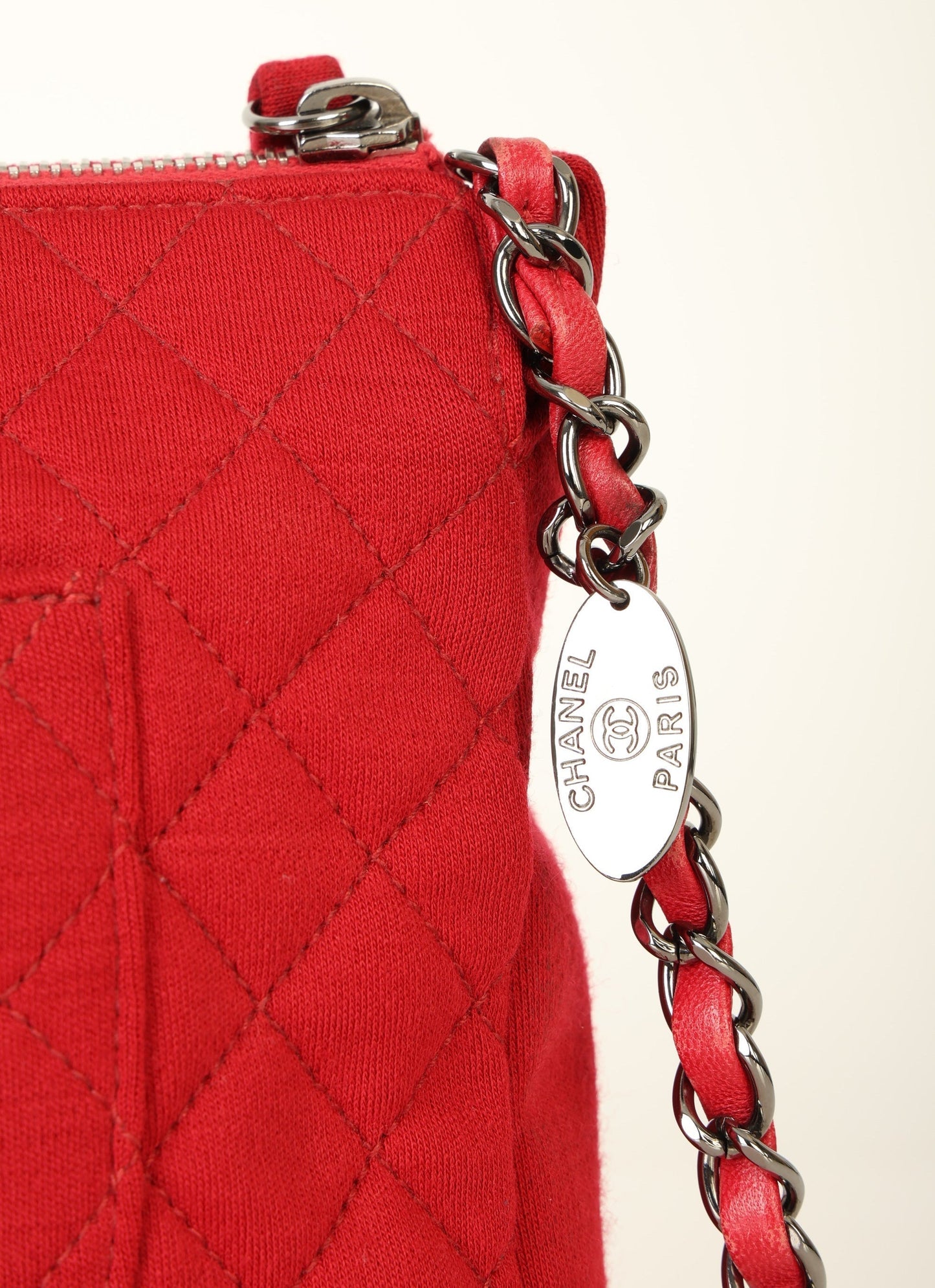 Chanel 2008 Jersey Charm Crossbody