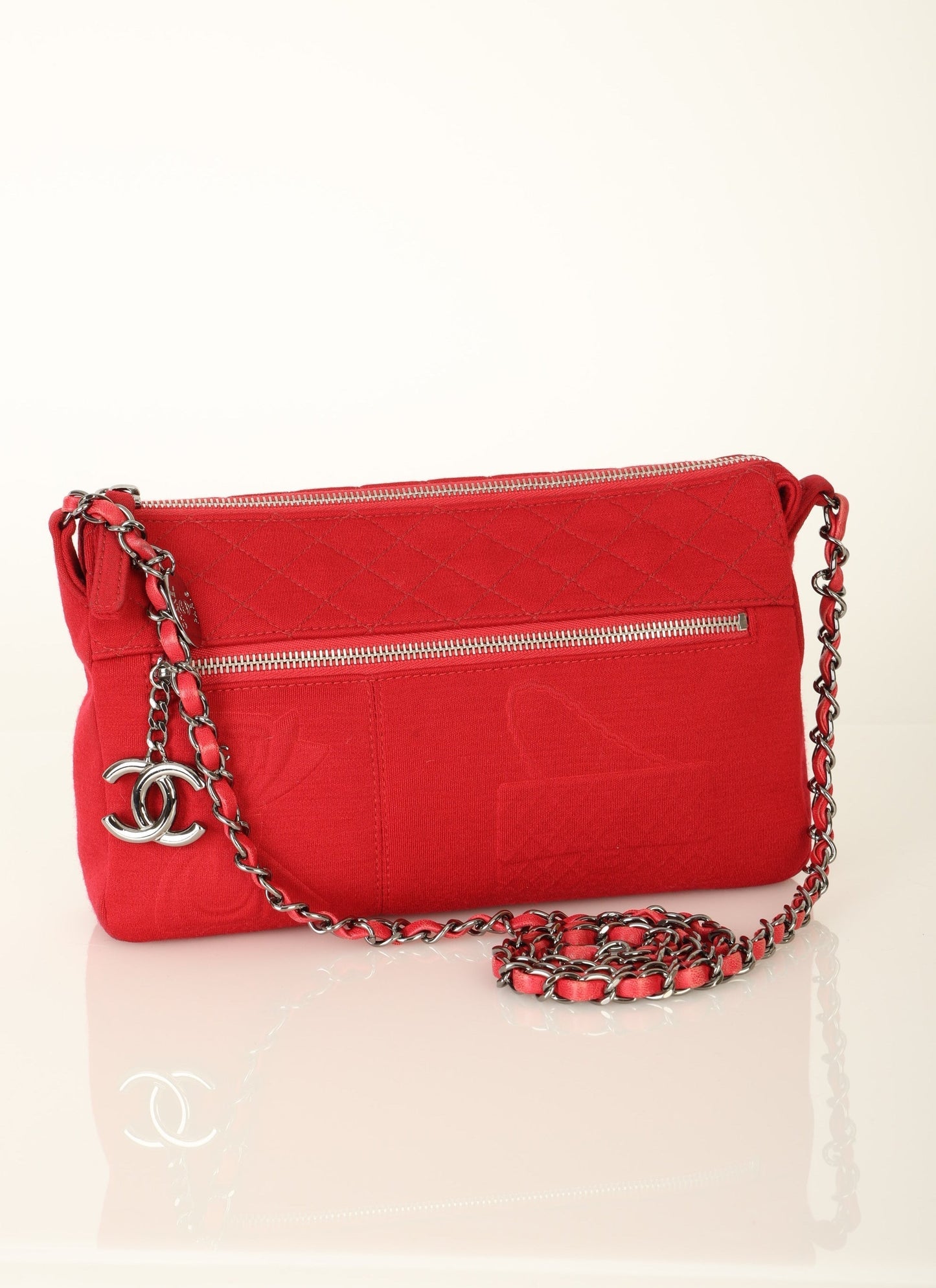 Chanel 2008 Jersey Charm Crossbody