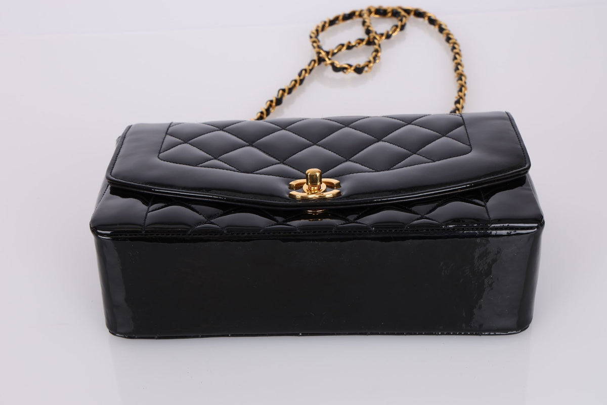 Chanel Patent Medium Diana
