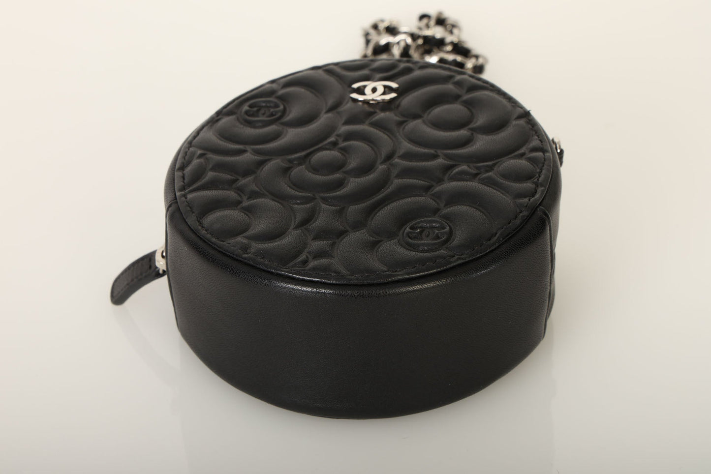 Chanel 2019 Goatskin Camellia Crossbody Bag