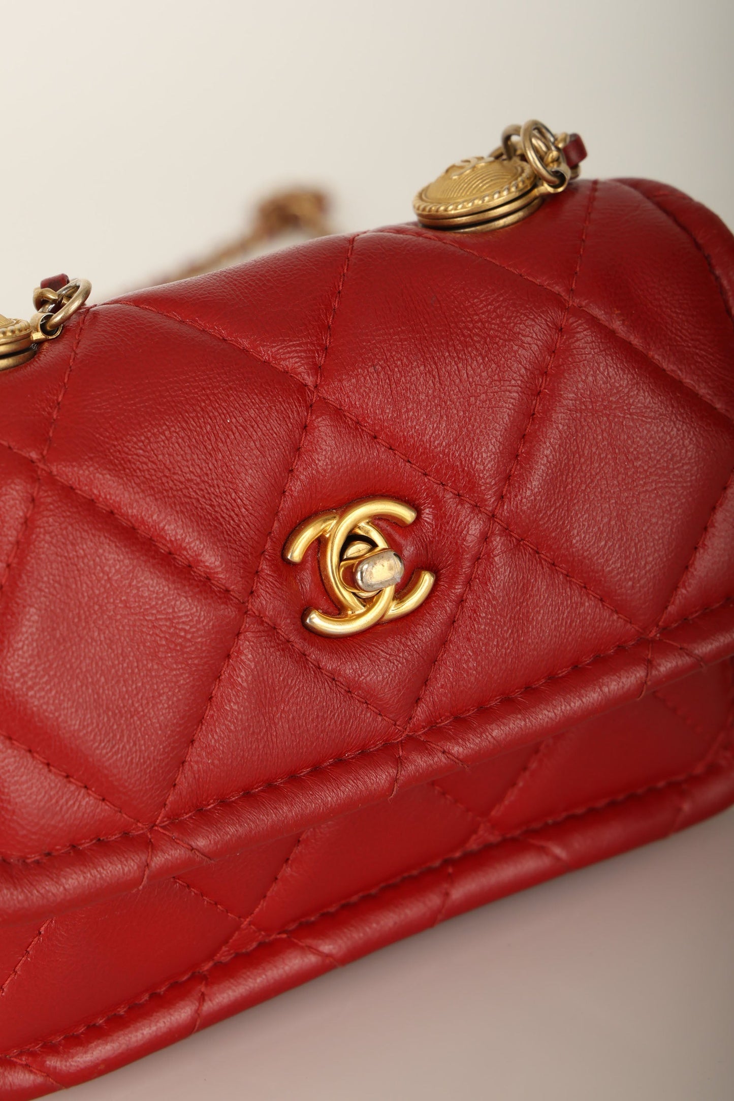 Chanel 2020 Calfskin Mini Crossbody Bag