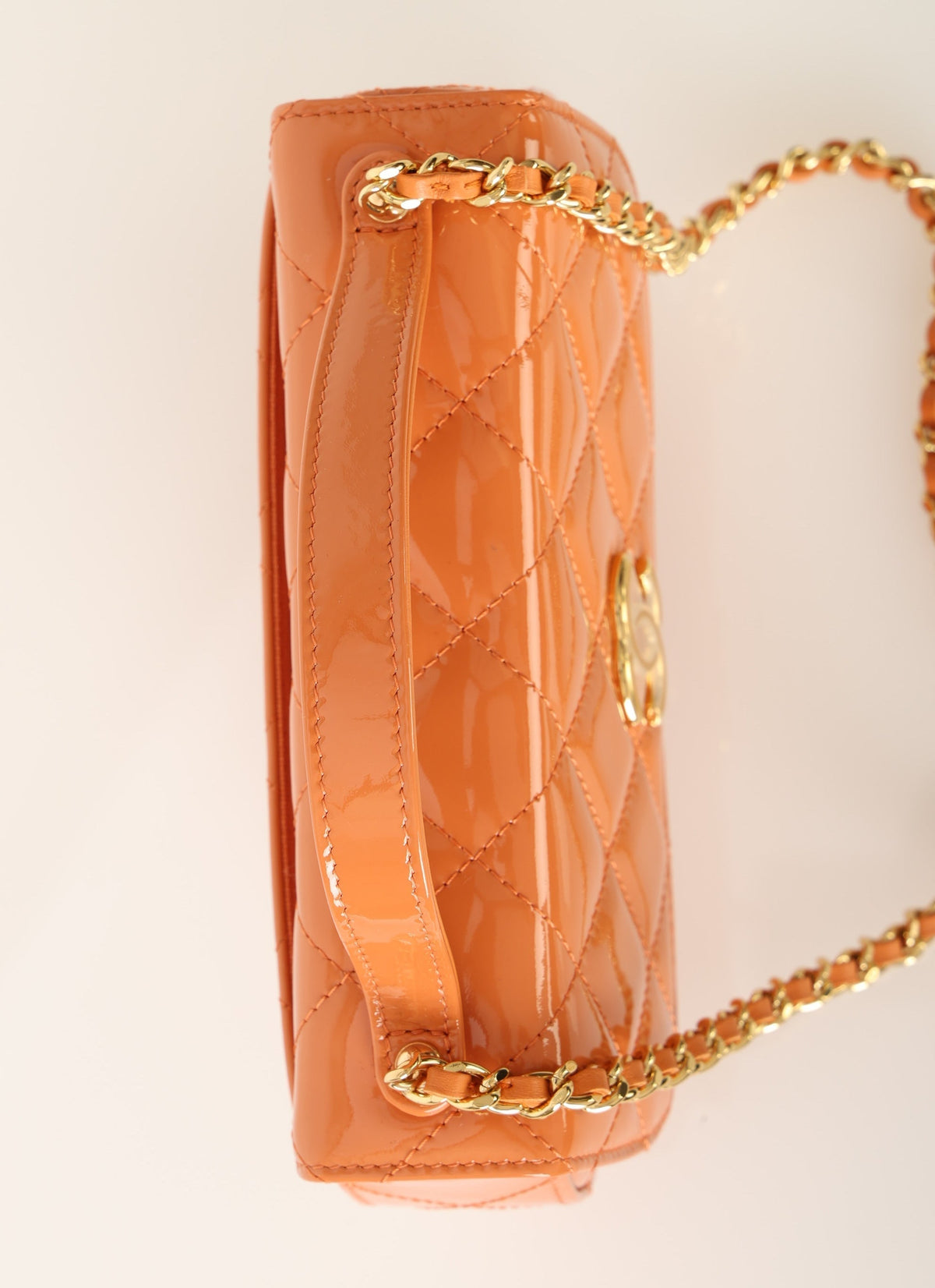 Chanel Patent Mini Top Handle
